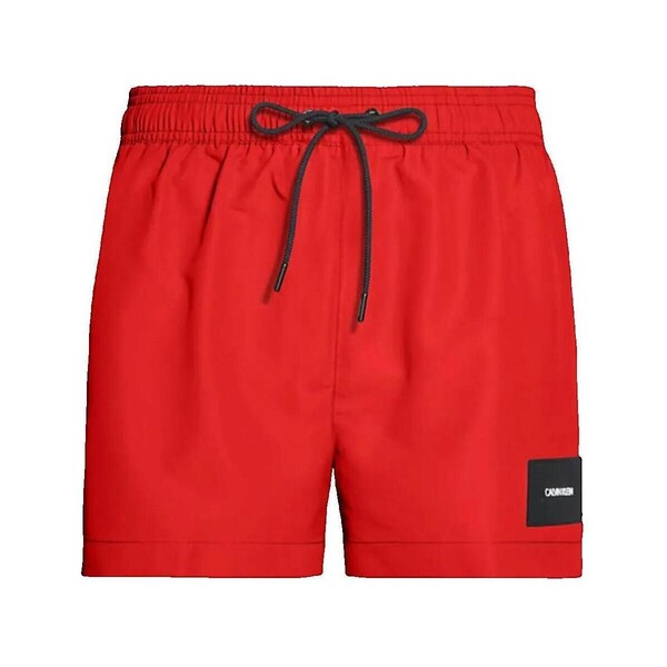  Calvin Klein Jeans  Kostiumy Kąpielowe Calvin Klein Jeans  Short De Bain  Drawstring Rouge  