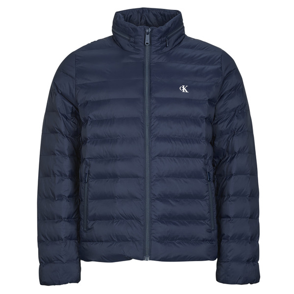  Calvin Klein Jeans  Kurtki Pikowane Calvin Klein Jeans  Ls Nylon Lt Wt Hooded  Fz Puffer  