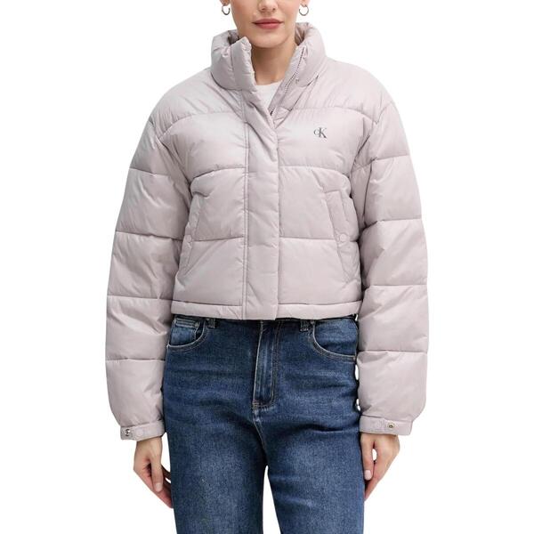  Calvin Klein Jeans  Kurtki Pikowane Calvin Klein Jeans  Shine Crop Puffer Ja Lv047d504g  