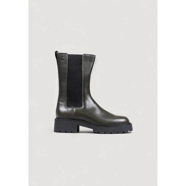  Calvin Klein Jeans  Płaskie Kozaki Calvin Klein Jeans  Chunky High Chelsea Yw0yw01909  