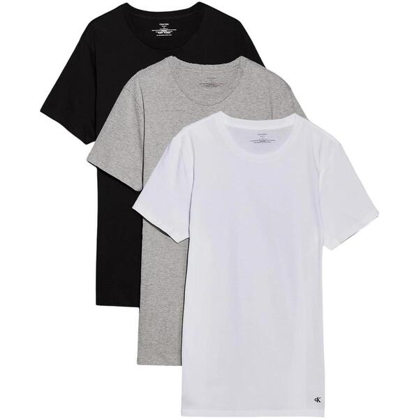  Calvin Klein Jeans  Podkoszulki Calvin Klein Jeans  S/s Crew Neck 3pk Lv00nb4051  