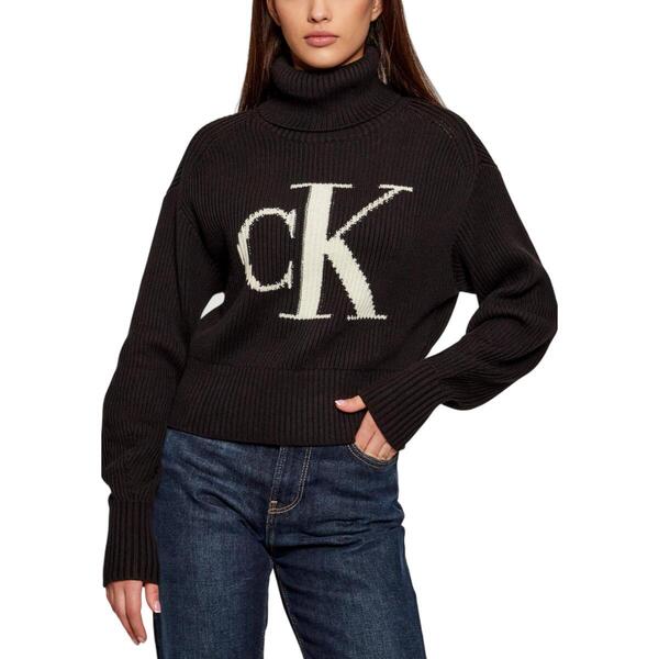  Calvin Klein Jeans  Swetry Calvin Klein Jeans  Blown Up Ck Loose Sweater Contra Lv047d349g  