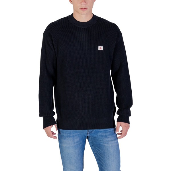  Calvin Klein Jeans  Swetry Calvin Klein Jeans  Ls Ez Cotton Waffle Lv04rd313g  