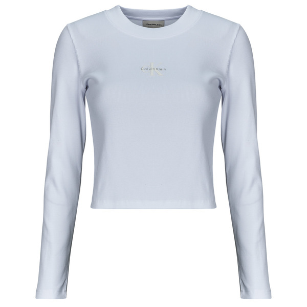 Calvin Klein Jeans  T-shirty Z Długim Rękawem Calvin Klein Jeans  A- Ls Monogram Baby Tee  