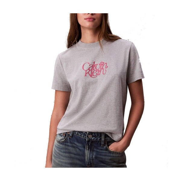  Calvin Klein Jeans  T-shirty Z Krótkim Rękawem Calvin Klein Jeans  Ss Fitted Script Calvin  