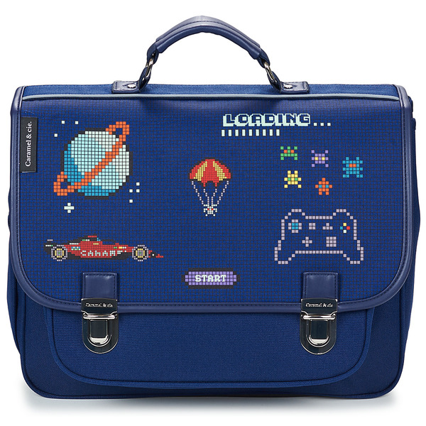  Caramel & Cie  Teczki Caramel & Cie  Cartable 38 Cm Pixel Art  
