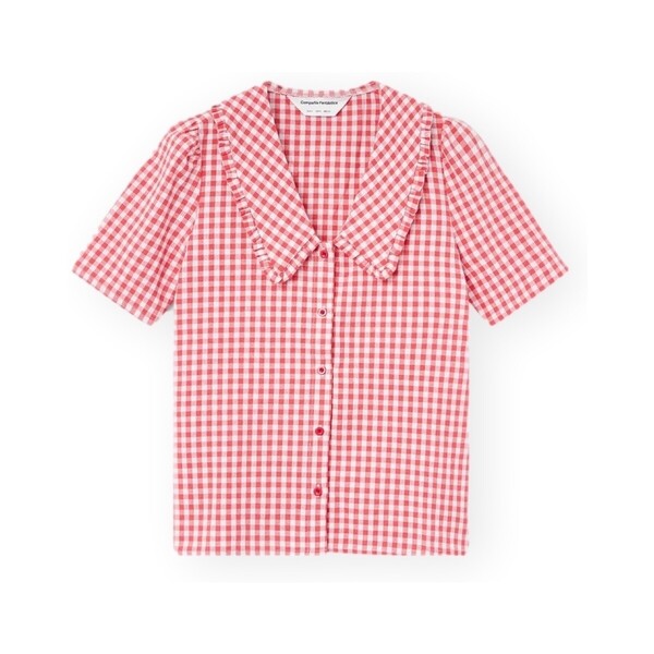  Compania Fantastica  Bluzki Compania Fantastica  Compañia Fantástica Shirt 11147 - Checks 4  
