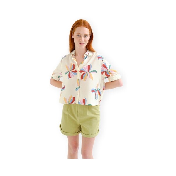  Compania Fantastica  Bluzki Compania Fantastica  Compañia Fantástica Shirt 12100 - Flowers 12  