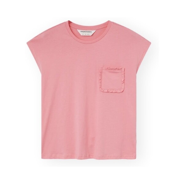  Compania Fantastica  Bluzy Compania Fantastica  Compañia Fantástica T-shirt 11009 - Pink  