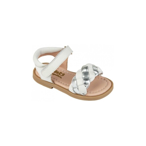  Conguitos  Płaskie Sandały  Conguitos  Mvs 15114 Sandalia Napa Blanco  