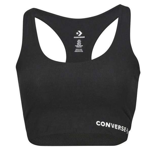  Converse  Biustonosze Converse  Wordmark Bra Top Converse Black  