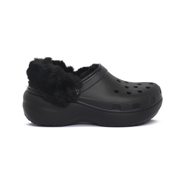  Crocs  Chodaki Crocs  Classic Platform Fuzz Lined  