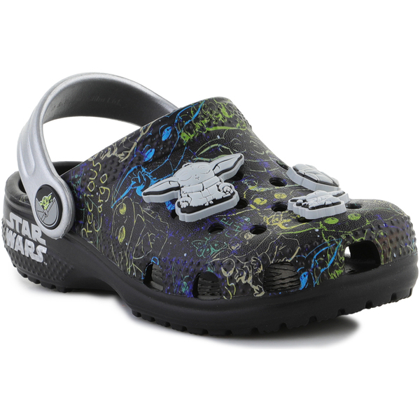  Crocs  Płaskie Sandały  Crocs  Classic Grogu Clog T Black 207894-001  