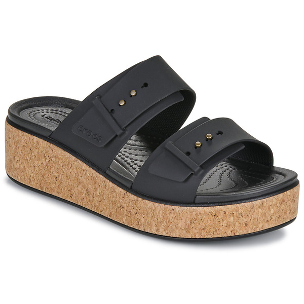  Crocs  Sandały Na Koturnie Crocs  Brooklyn Cork Buckle  
