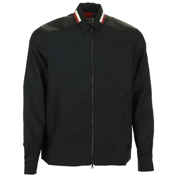  Csb London  Kurtki Lekkie Csb London  Stripe Bonded Collar Blouson  
