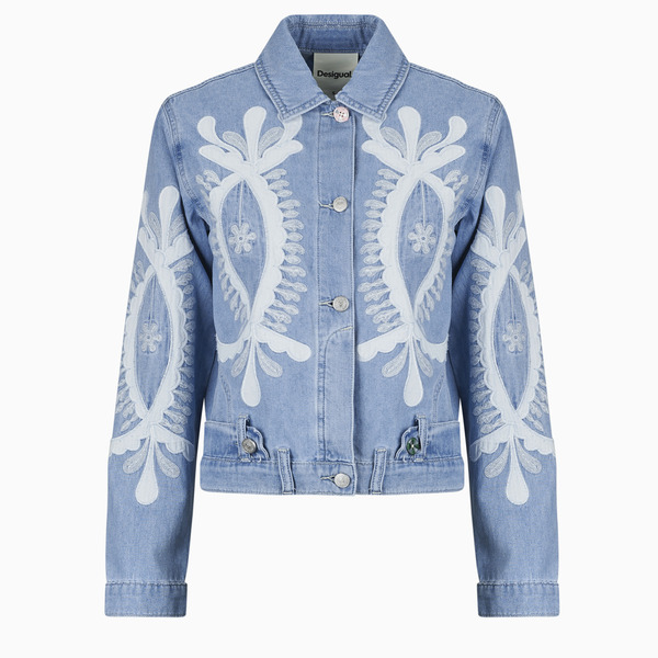  Desigual  Kurtki Jeansowe Desigual  Border  