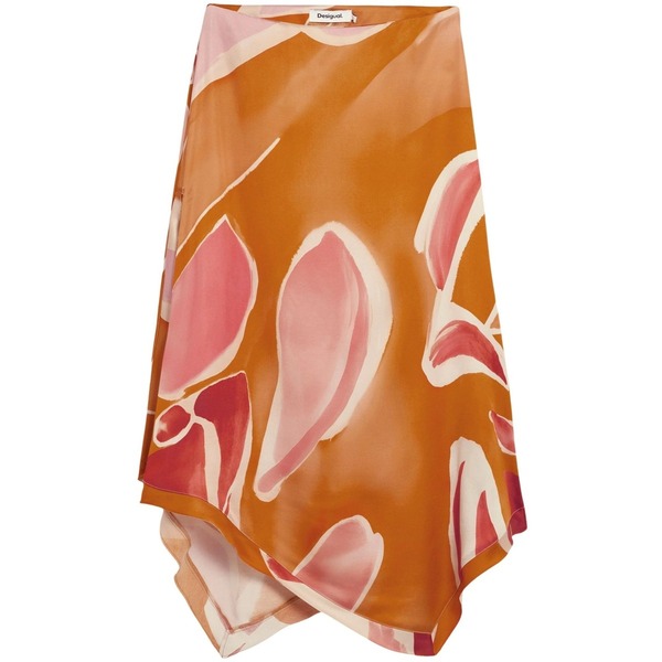  Desigual  Spódnice Midi  Desigual  Fal_vent_orange 26swfw13  