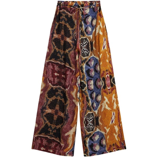  Desigual  Spodnie Z Lejącego Materiału Desigual  Pant_beattle Palazz 26swpw49  