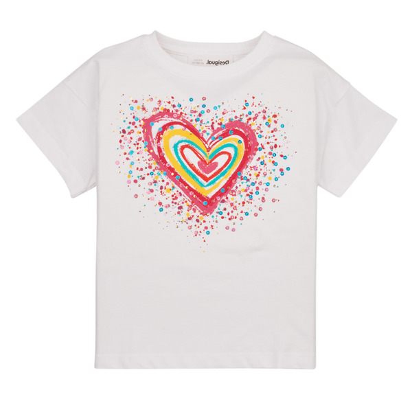  Desigual  T-shirty Z Krótkim Rękawem Dziecko Desigual  Ts_heart  