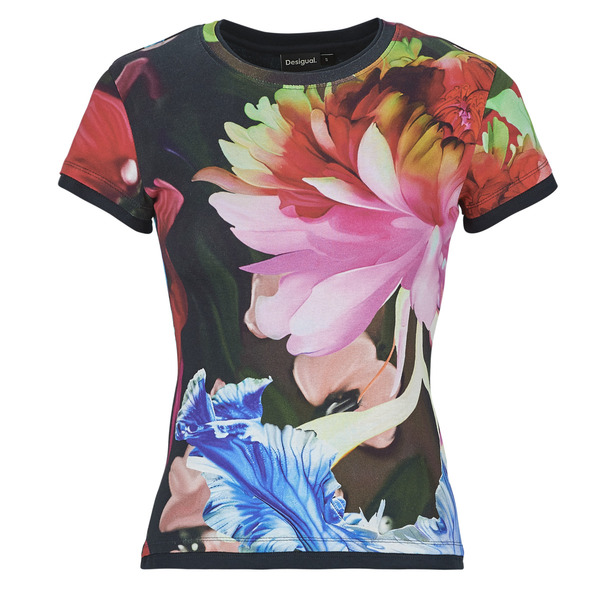  Desigual  T-shirty Z Krótkim Rękawem Desigual  Multiflowers Lacroix  