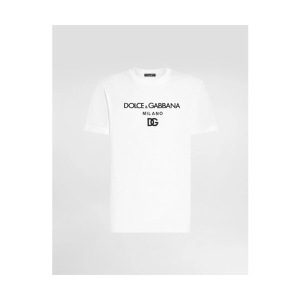  D&g  T-shirty Z Krótkim Rękawem D&g  G8pd7zg7b9xw0800 T-shirt White  