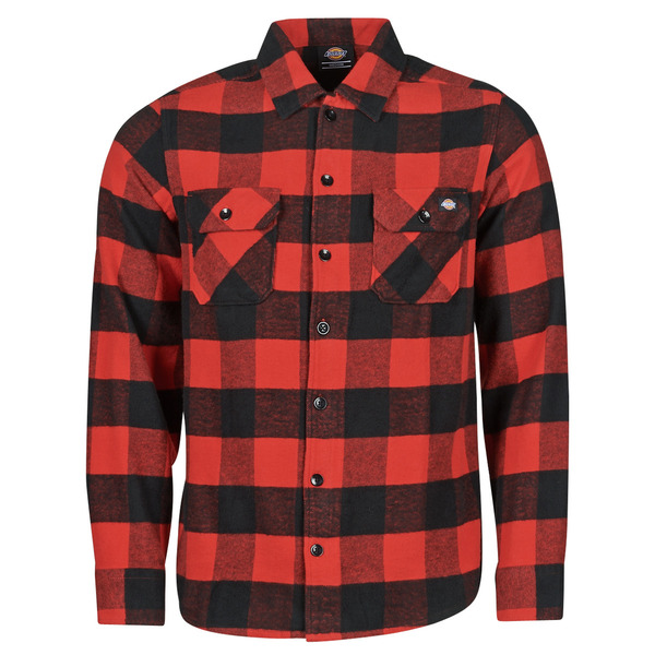  Dickies  Koszule Z Długim Rękawem Dickies  New Sacramento Shirt Red  