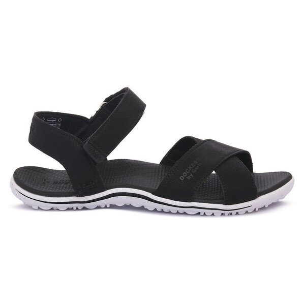  Dockers  Płaskie Sandały  Dockers  100 Nero  