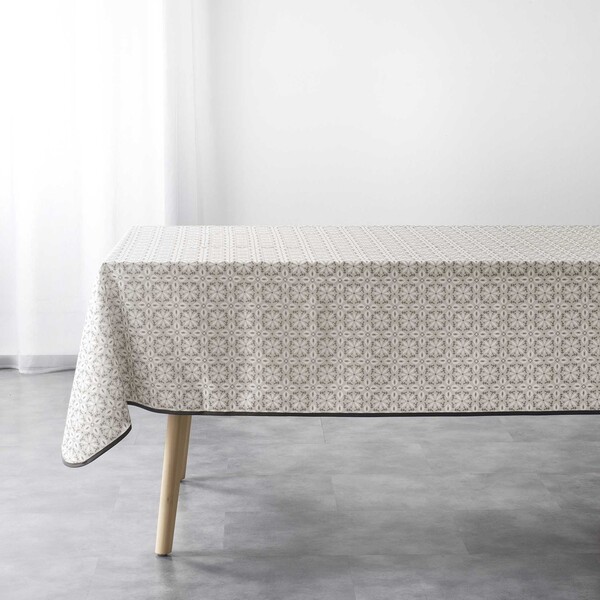  Douceur D Intérieur  Obrusy Douceur D Intérieur  Nappe Rectangle 150 X 240 Cm Polyester Imprime Gris  