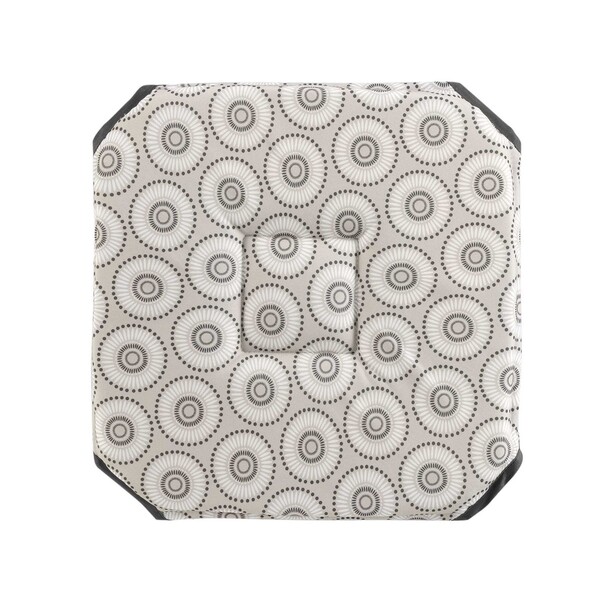  Douceur D Intérieur  Poduszki Na Krzesło Douceur D Intérieur  Galette 4 Rabats 36 X 36 X 3.5 Cm Polyester Imprime Salto X2  