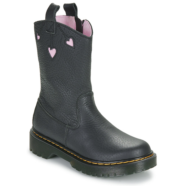 Dr. Martens  Buty Dziecko Dr. Martens  Bex Heart P-o Boot J Black Classic Nappa  