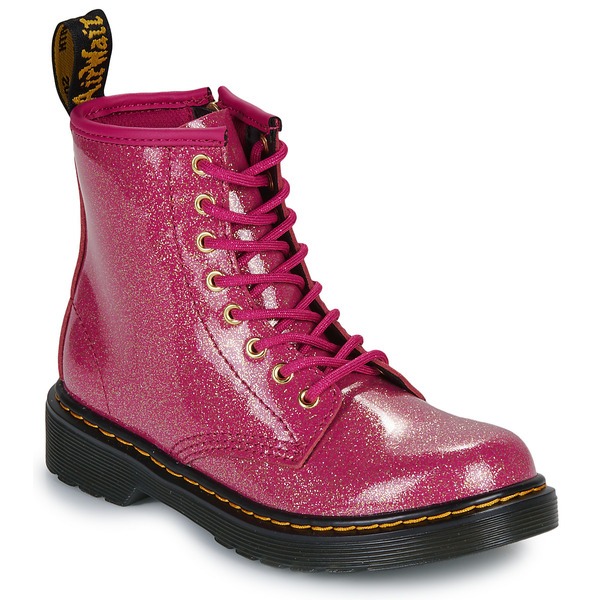  Dr. Martens  Buty Dziecko Dr. Martens  1460 J Fuchsia Silver Nebula Glitter  