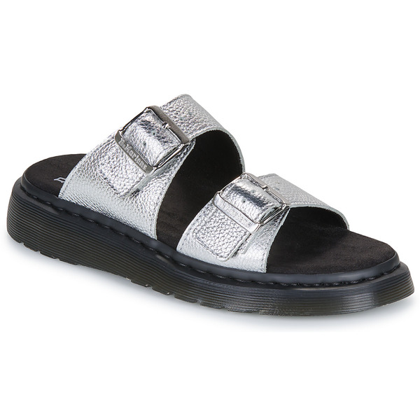  Dr. Martens  Klapki Dr. Martens  Josef Slide Silver Metallic Tumble  