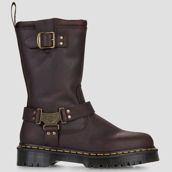  Dr. Martens  Płaskie Kozaki Dr. Martens  Anistone Hi Pull On Boot  