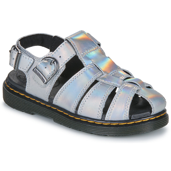  Dr. Martens  Płaskie Sandały  Dr. Martens  Caarys J Silver Lazer Reflective Metallic  