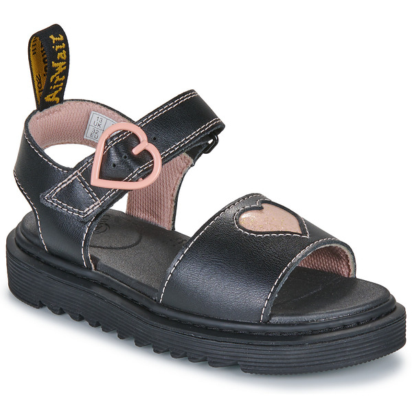  Dr. Martens  Płaskie Sandały  Dr. Martens  Marlowe Hearts J Black+powder Pink  