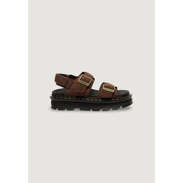  Dr. Martens  Płaskie Sandały  Dr. Martens  Zebzag Sandal Sepia Brown Tumbled Nubuck 42853200  