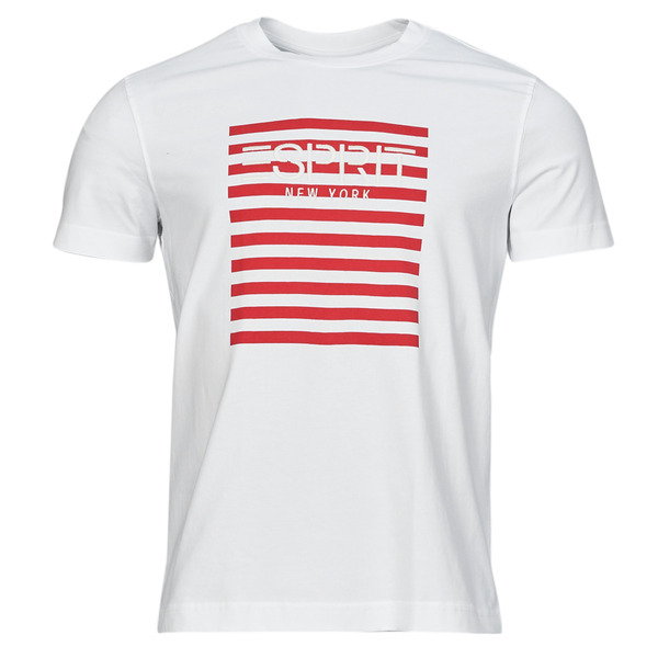  Esprit  T-shirty Z Krótkim Rękawem Esprit  Ocs Logo Stripe  