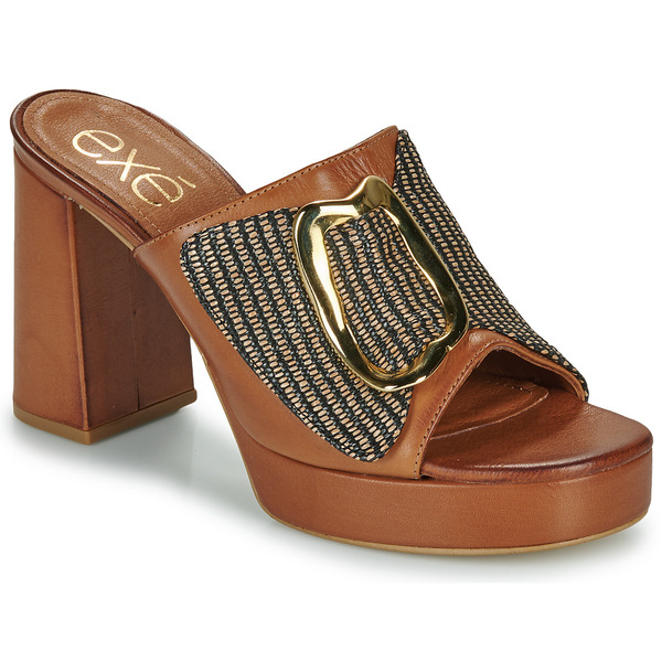  Exé Shoes  Klapki Exé Shoes  622-ancona-leather-tan  
