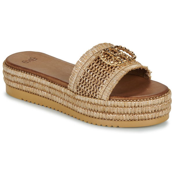  Exé Shoes  Klapki Exé Shoes  549-hydra-raffia-tan  