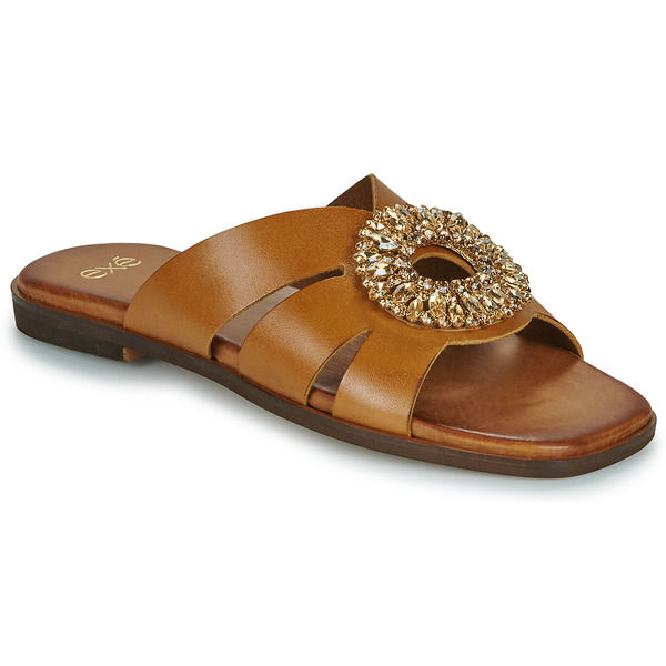  Exé Shoes  Klapki Exé Shoes  565-naxos-leather-tan  
