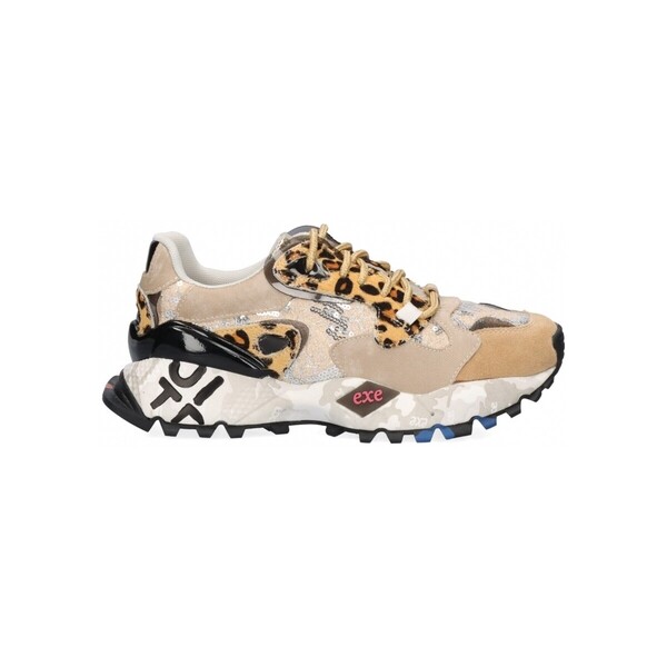  Exé Shoes  Trampki Exé Shoes  Exé 134-10 - Leopard/taupe  