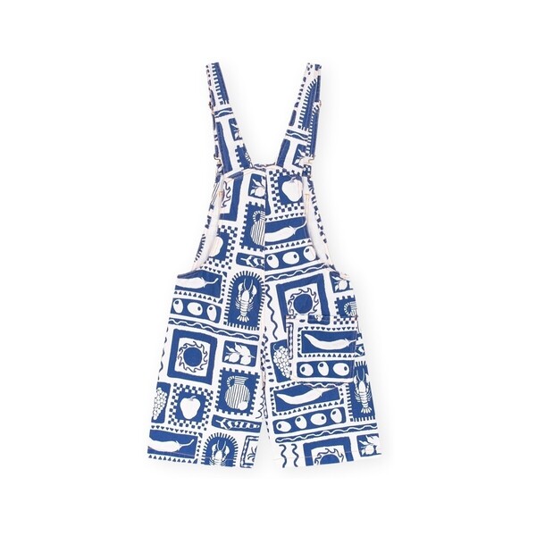  Favorite People  Kombinezony Favorite People  Positano Overalls - Blue/white  