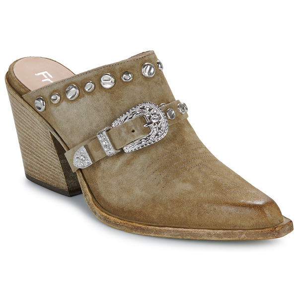  Fru.it  Klapki Fru.it  8586-944-cuoio-grezzo-velour-planet  