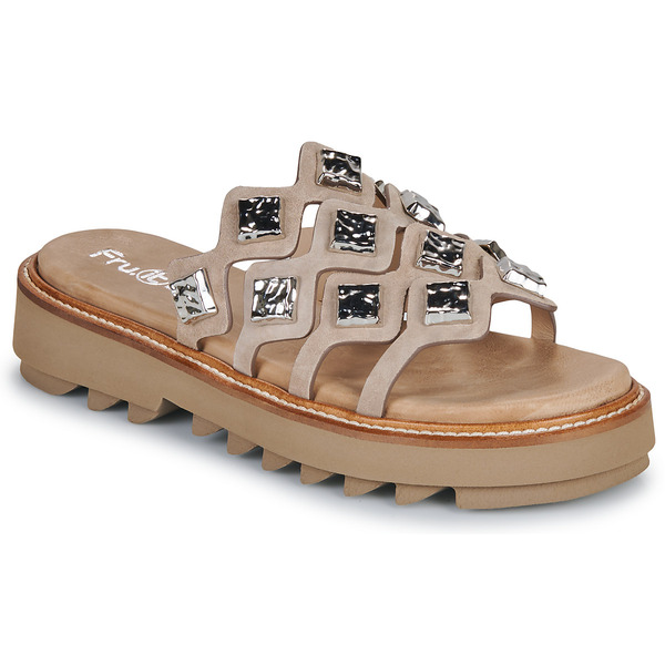  Fru.it  Klapki Fru.it  9170-100-helga-taupe-water-taupe  