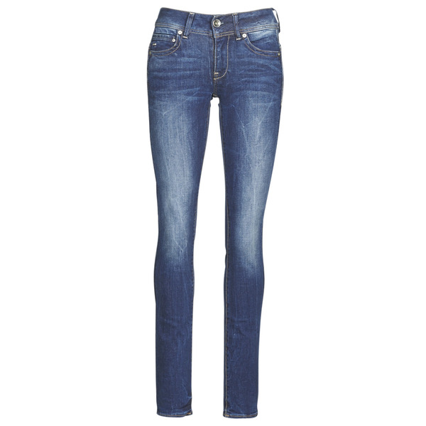  G-star Raw  Jeansy Straight Leg G-star Raw  Midge Mid Straight Wmn  