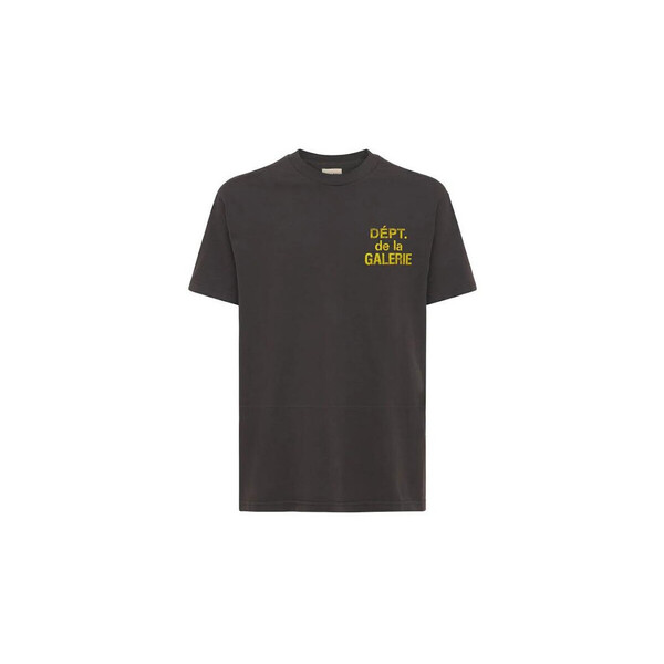  Gallery Dept  T-shirty Z Krótkim Rękawem Gallery Dept  T-shirt French Tee Black Yellow  