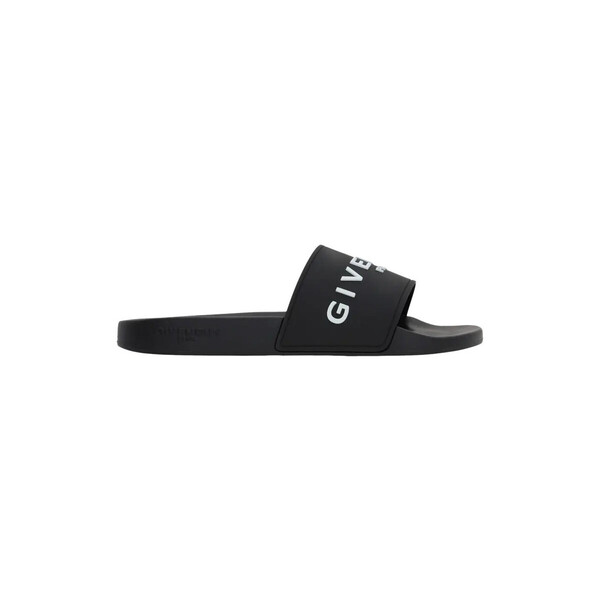  Givenchy  Klapki Givenchy  Slide Bh301th1db 001 Black  