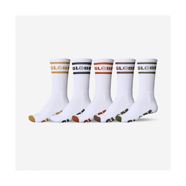  Globe  Skarpety Globe  Tilt Hi Crew Sock 5 Pack  