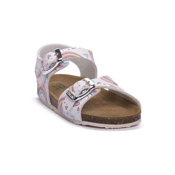  Grunland  Płaskie Sandały  Grunland  Bianco Multi 40afre  