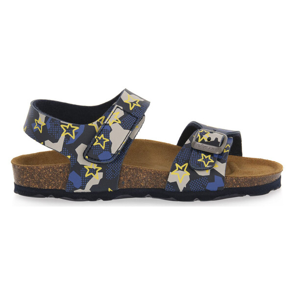  Grunland  Płaskie Sandały  Grunland  Blu Militare 40luce  